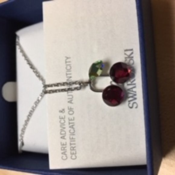 Swarovski Cherry Necklace - Picture 1 of 6